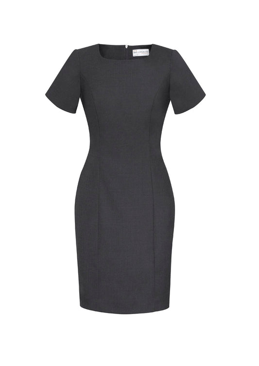 Women's Comfort Wool Stretch Short Sleeve Shift Dress